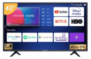 สมาร์ททีวี Worldtech 40 นิ้ว Smart TV