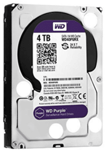 Internal Hard Disk WD Purple 4TB (WD40PURZ)